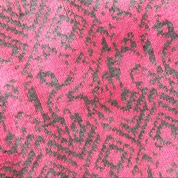 Neve Designs Full Zip Ski Cardigan Sweater Pink XS - Picture 5 of 5